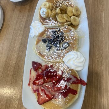 Whidbey's A Daytime Eatery - Pancake sampler - Breakfast & Brunch Near Me - Enterprise, Nevada Whidbey's A Daytime Eatery - Pancake sampler - Breakfast & Brunch Near Me - Enterprise, Nevada