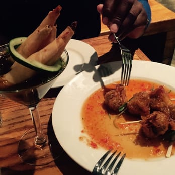 Sea Thai - Martini shrimp and Tup Tim fritters - Thai Near Me - Brooklyn, New York