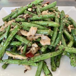 Dry Cooked String Bean (ask for added pork)