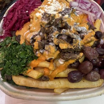 Habibi Time - Loaded fries - Mediterranean Near Me - Newport Beach, California