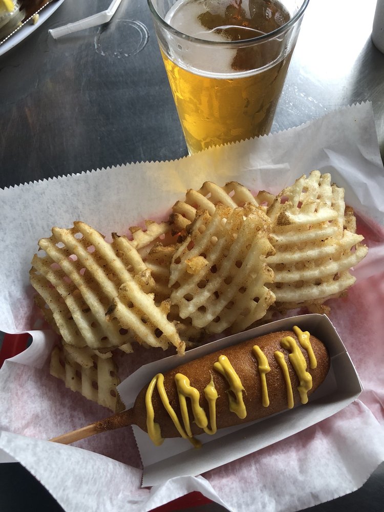 Order CORN DOG food online from Dune Dog Cafe store, Jupiter on bringmethat.com