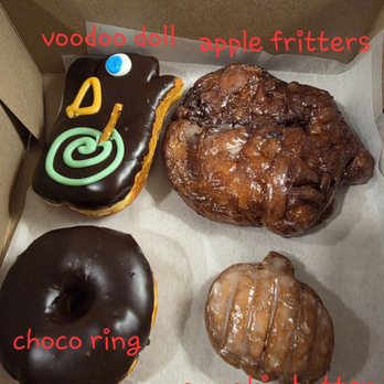 Voodoo Doughnut - The apple fritter is huge! - Bakeries Near Me - Bellevue, Washington Voodoo Doughnut - The apple fritter is huge! - Bakeries Near Me - Bellevue, Washington