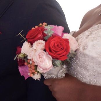 Bring Joy - Bouquet and boutonnière - Floral Designers Near Me