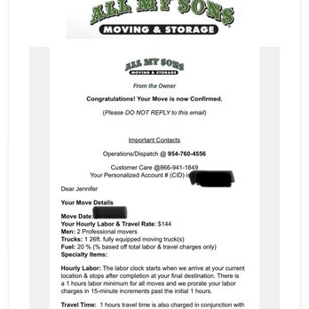 All My Sons Moving & Storage - Movers Near Me - Pompano Beach, Florida All My Sons Moving & Storage - Movers Near Me - Pompano Beach, Florida