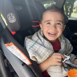 My sons adorable haircut