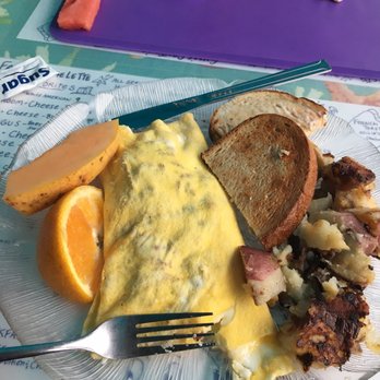 McGlade's On the Pier - Bacon & Cheese Omelette - New American Near Me - Cape May, New Jersey