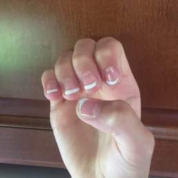 This is one day after swimming. Got my nails done on Friday, this is Saturday. This is one day after swimming. Got my nails done on Friday, this is Saturday.