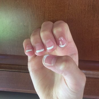 Perfect Nails - This is one day after swimming. Got my nails done on Friday, this is Saturday. - Nail Salons Near Me - Spokane, Washington Perfect Nails - This is one day after swimming. Got my nails done on Friday, this is Saturday. - Nail Salons Near Me - Spokane, Washington