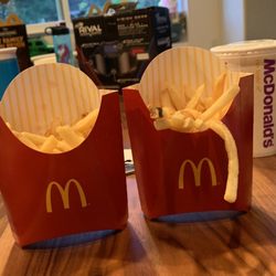 McDonald's - This is straight out of the bag, non in the bottom of the bag, I checked. Not shocking to me at all.