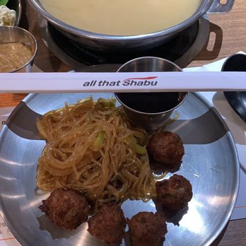 All That Shabu - Miso soup base.... noodles.... appetizers - Buffets Near Me - Alhambra, California