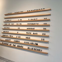 September 2025 menu
