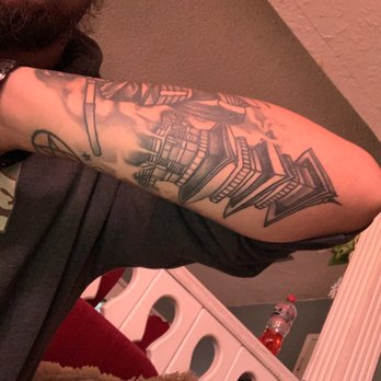 The Madd Tatterz - Temple done by Vaughn - Tattoo Near Me - Riverside, California The Madd Tatterz - Temple done by Vaughn - Tattoo Near Me - Riverside, California
