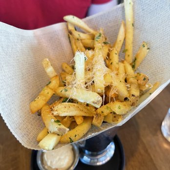 OLIVIA - Truffle fries with Parmesan aioli - Italian Near Me - Tampa, Florida OLIVIA - Truffle fries with Parmesan aioli - Italian Near Me - Tampa, Florida