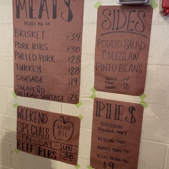 Franklin Barbecue - Menu - Barbeque Near Me - Austin, Texas Franklin Barbecue - Menu - Barbeque Near Me - Austin, Texas