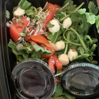 BJ's Restaurant & Brewhouse - Fresh Mozzarella And Tomato... this is just a SIDE with the ribs! Came with balsamic glaze and a little dressing! - New American Near Me - Upper Saint Clair, Pennsylvania