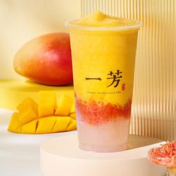 Yi Fang Taiwan Fruit Tea - Best seller Mango Pomelo sago.