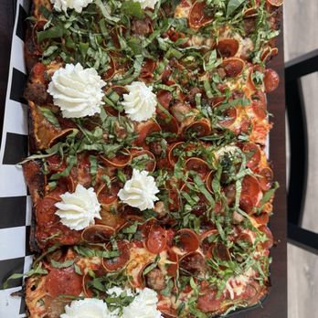 The Pizza Series - The Pep & More - Detroit Style - Pizza Near Me - Scotts Valley, California