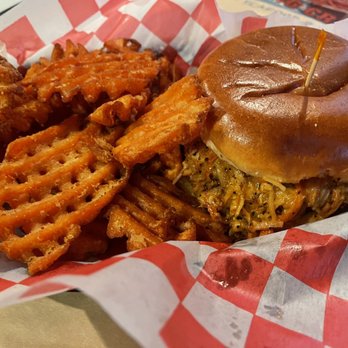 Surfing Crab - Surf and Turf Burger - Cajun/Creole Near Me - San Antonio, Texas Surfing Crab - Surf and Turf Burger - Cajun/Creole Near Me - San Antonio, Texas