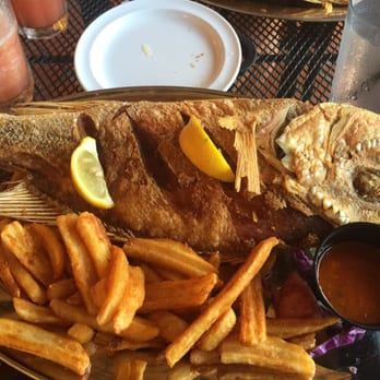 La Parrilla - Fried red snapper - Latin American Near Me - Luquillo, Puerto Rico