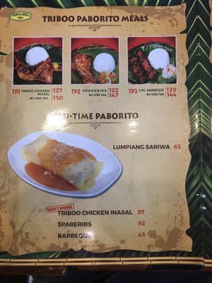 Menu photo 4 Triboo Grill Naga City, CAS