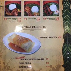 Triboo Grill - Menu