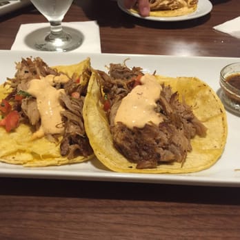 C3 Restaurant & Bar - two tacos on a plate - New American Near Me - San Diego, California C3 Restaurant & Bar - two tacos on a plate - New American Near Me - San Diego, California
