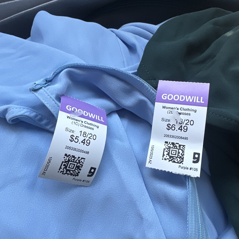 Same dress processed the same day, different prices.