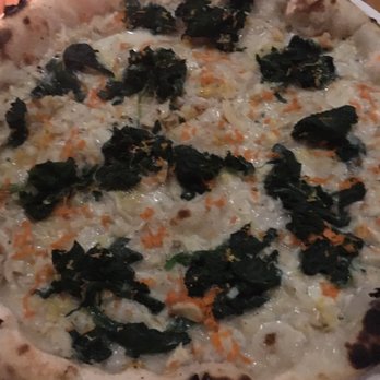Louie - Clam pizza with lemon zest - Italian Near Me - Clayton, Missouri Louie - Clam pizza with lemon zest - Italian Near Me - Clayton, Missouri
