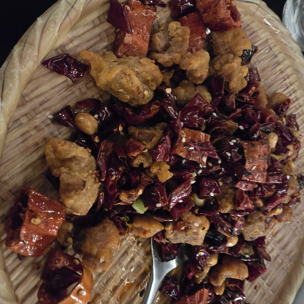 Fan Szechuan - Diced Chicken with Crispy Pepper - Szechuan Near Me - New York, New York Fan Szechuan - Diced Chicken with Crispy Pepper - Szechuan Near Me - New York, New York