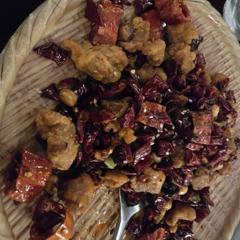 Fan Szechuan - Diced Chicken with Crispy Pepper - Szechuan Near Me - New York, New York Fan Szechuan - Diced Chicken with Crispy Pepper - Szechuan Near Me - New York, New York