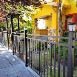 Exterior outside entrance of Neza Iron Works - Full length of the property - Oakland, California Exterior outside entrance of Neza Iron Works - Full length of the property - Oakland, California