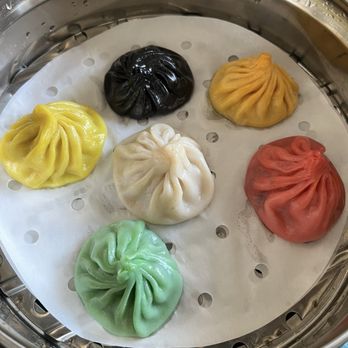 Dim Sum Dumpling House - Rainbow colored soup dumplings - Dim Sum Near Me - Alhambra, California Dim Sum Dumpling House - Rainbow colored soup dumplings - Dim Sum Near Me - Alhambra, California