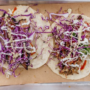 Louie's Craft BBQ - Taco combo with Brisket and Pulled Pork. - Food Trucks Near Me - Buda, Texas Louie's Craft BBQ - Taco combo with Brisket and Pulled Pork. - Food Trucks Near Me - Buda, Texas
