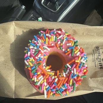 Donald Donuts - Strawberry Sprinkle - Donuts Near Me - College Station, Texas