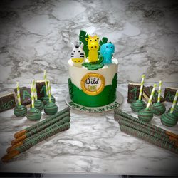 Baked By Lulu - Wild one birthday theme cake and desserts