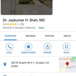 Shah Jay Kumar, MD - Dr. Jaykumar H Shah Arcadia Ca 91007
