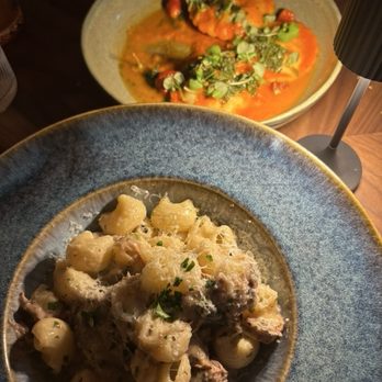V Modern Italian - Black truffle pasta and lobster ravioli - Italian Near Me - Charleston, South Carolina