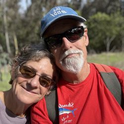 Lake Los Carneros Park - Rain stopped and weather warmed up for a nice walk with pup.