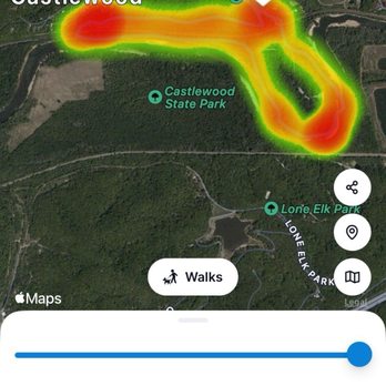 Castlewood State Park - This is the trail as recorded by Penny's tracker! Go Penny! - Parks Near Me - Ballwin, Missouri