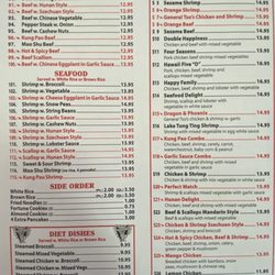 Fortune House - Menu close up 1