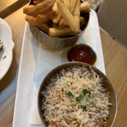 Rice and fries sides Rice and fries sides