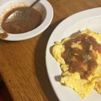 OL' West Cafe - Scrambled eggs with homemade salsa - Cafes Near Me - Bakersfield, California