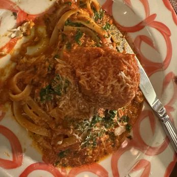 Lucrezia La Jolla - Lackluster tagliatelle w one meatball (add on) and a meat sauce. Nothing to write home about TBH - Italian Near Me - San Diego, California Lucrezia La Jolla - Lackluster tagliatelle w one meatball (add on) and a meat sauce. Nothing to write home about TBH - Italian Near Me - San Diego, California