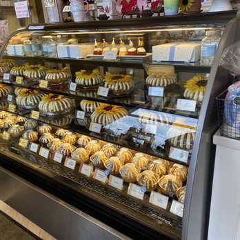 Nothing Bundt Cakes - a display of bundt cakes - Bakeries Near Me - Morrisville, North Carolina Nothing Bundt Cakes - a display of bundt cakes - Bakeries Near Me - Morrisville, North Carolina