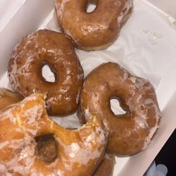 Shipley Do-Nuts - you can tell by the color of these donuts and how the sugar dried it's not good