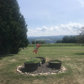 Castel Grisch Winery - View from the entrance - Wineries Near Me - Watkins Glen, New York