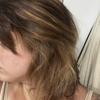 Salon Soca - What I got. And yes my hair looked this damaged and frizzy when I left. - Hair Stylists Near Me - Johnson City, Tennessee Salon Soca - What I got. And yes my hair looked this damaged and frizzy when I left. - Hair Stylists Near Me - Johnson City, Tennessee