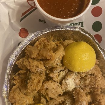 Napolis Italian Pizza & Restaurant - Calamari - tough, chewy and heavily breaded - Pizza Near Me - Wylie, Texas