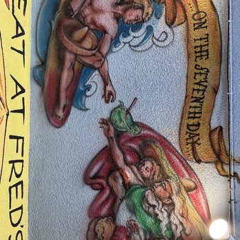 Fred's Mexican Cafe - Look up as you walk in - Mexican Near Me - Huntington Beach, California