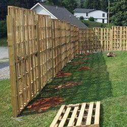 A&S Premier Construction - Finished pallet fence